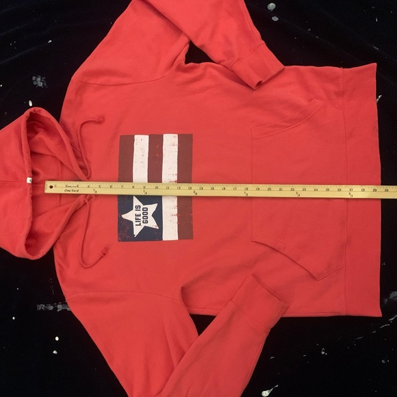 LIFE IS GOOD Flag Hoodie - Picture 5 of 6